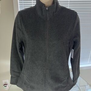 OLD NAVY Women's Charcoal Full-Zip Jacket